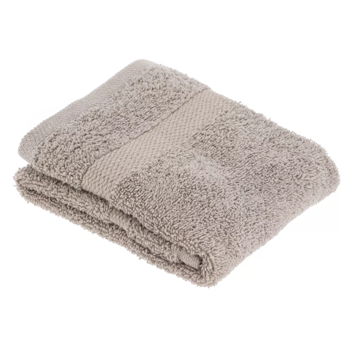 SERVIETTE INVITE 30X50 CM 100% COTON - TAUPE