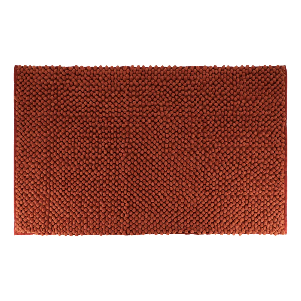 TAPIS MICROFIBRE BOULES 50X80 CM - CUIVRE