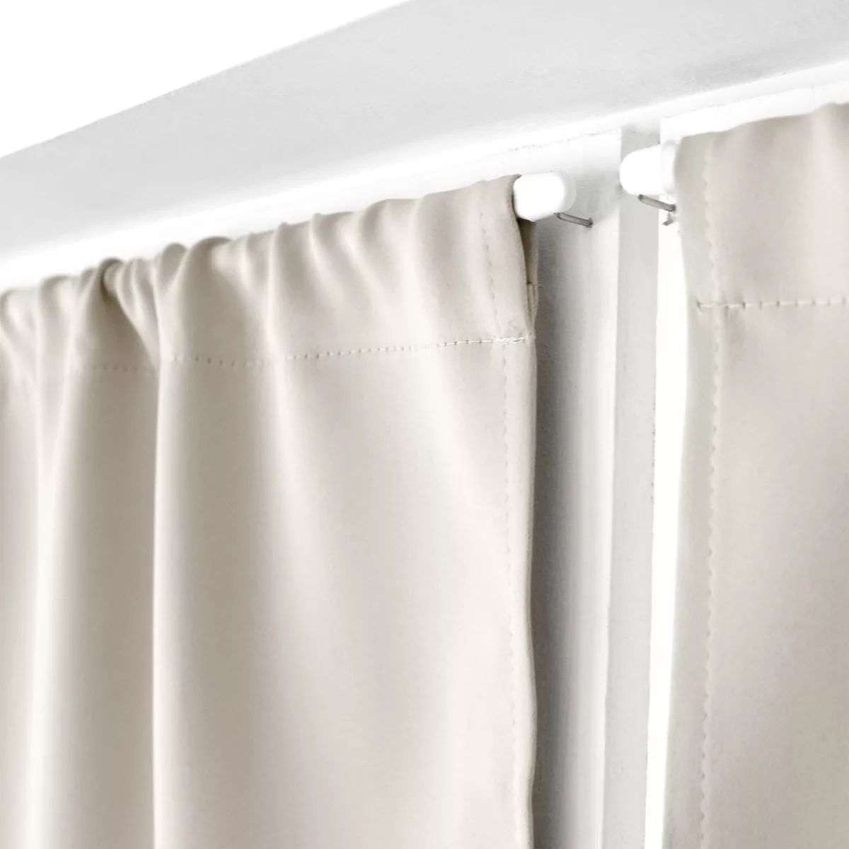 Rideau occultant passe-tringle (60 x 120 cm) Night Beige 2