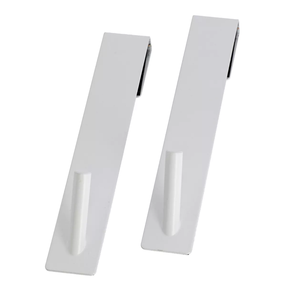 2er-Set Haken zum Aufhängen für die Duschwand (H5cm) Weiß
