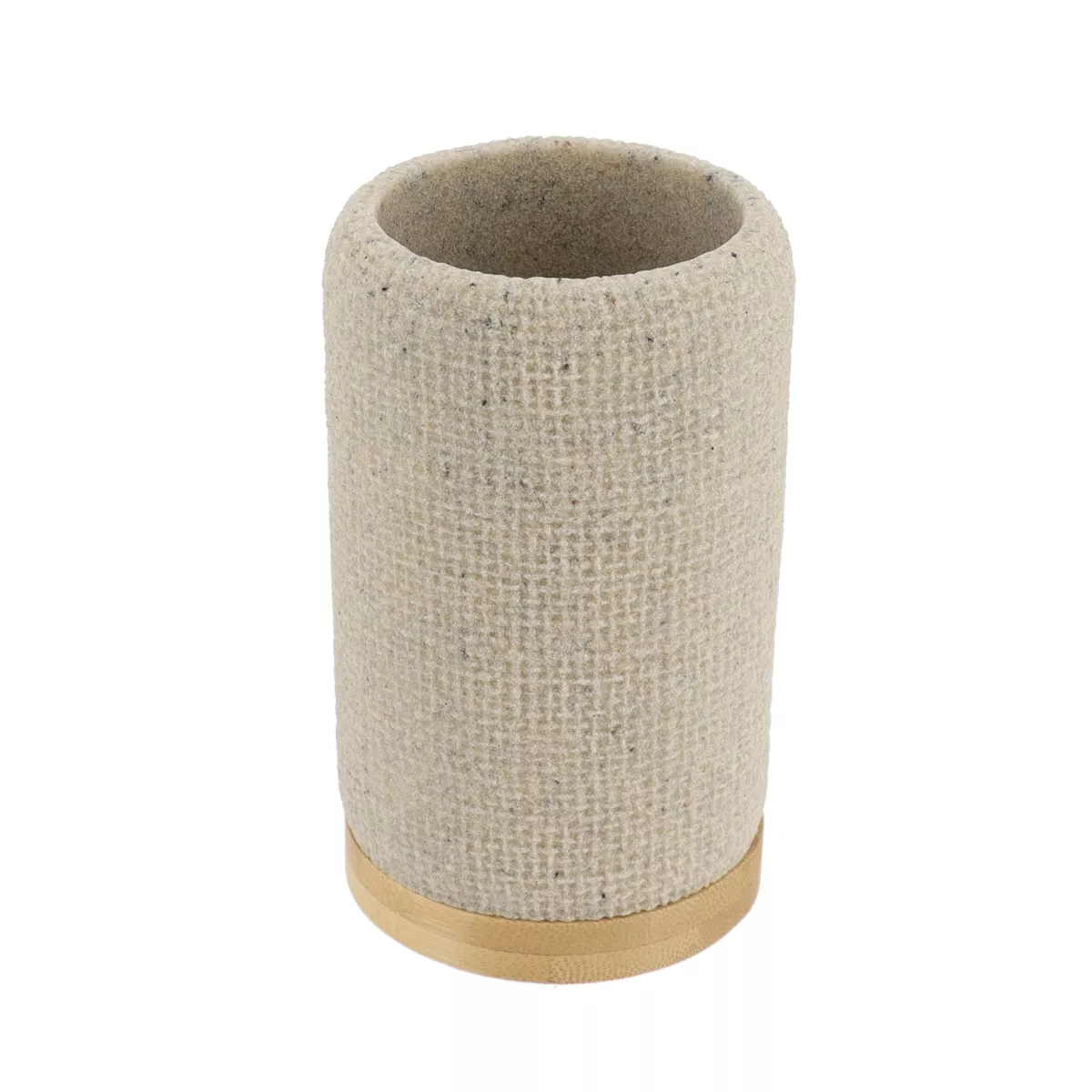 Set di accessori bagno Effetto Maille Beige