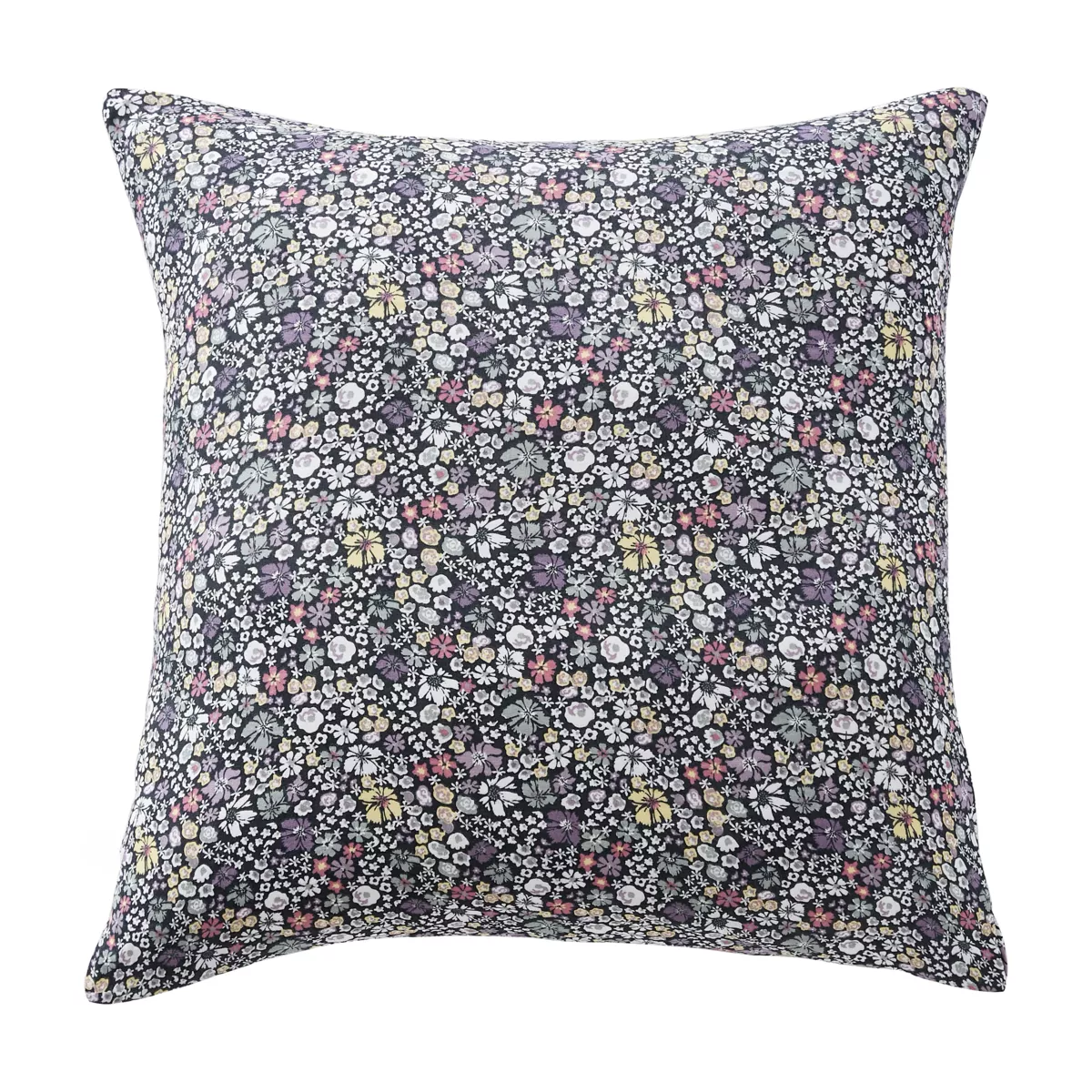 Funda de almohada cuadrada en gasa de algodón (60 x 60 cm) Elya Violeta