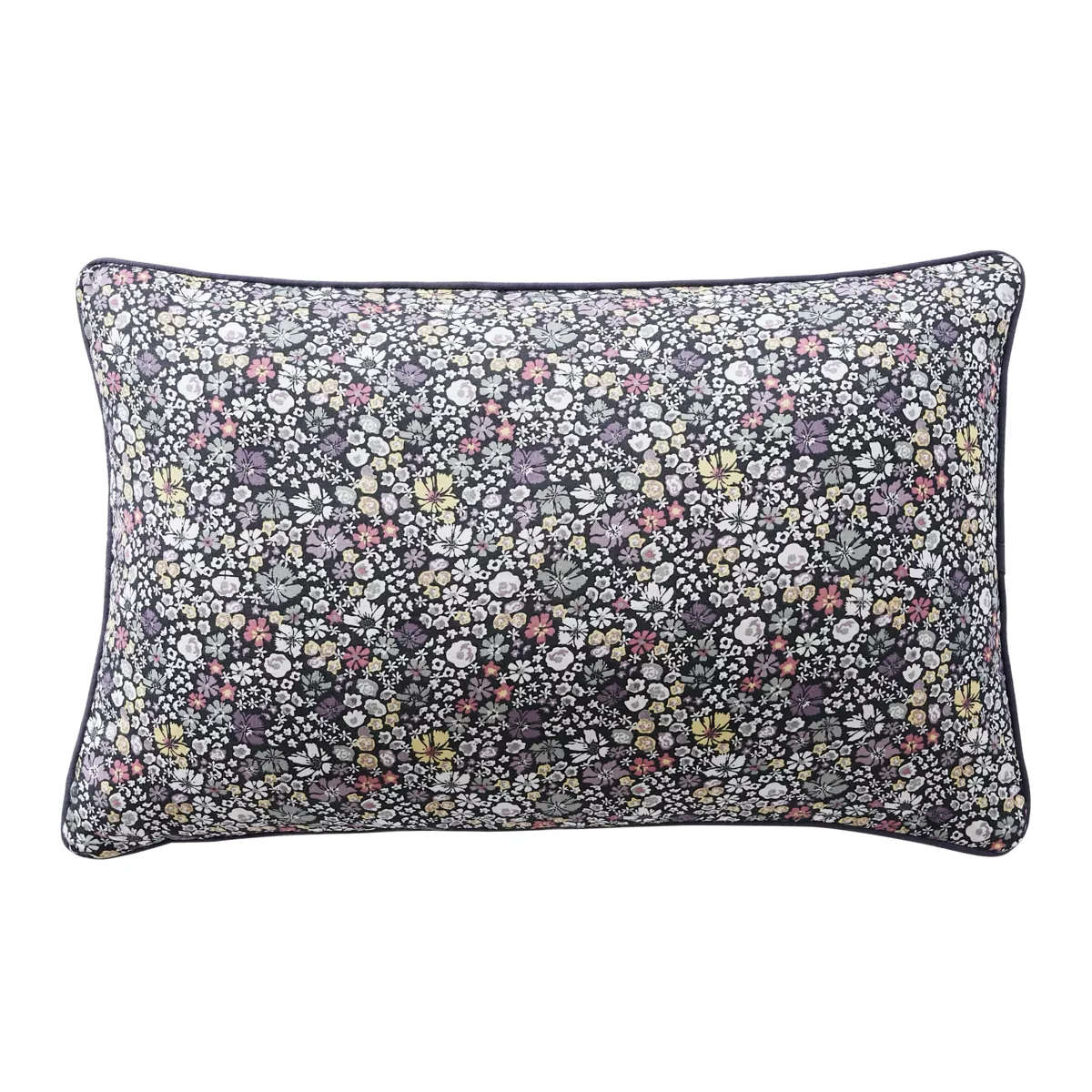 Cuscino rettangolare in garza di cotone (40 x 60 cm) Elya Viola