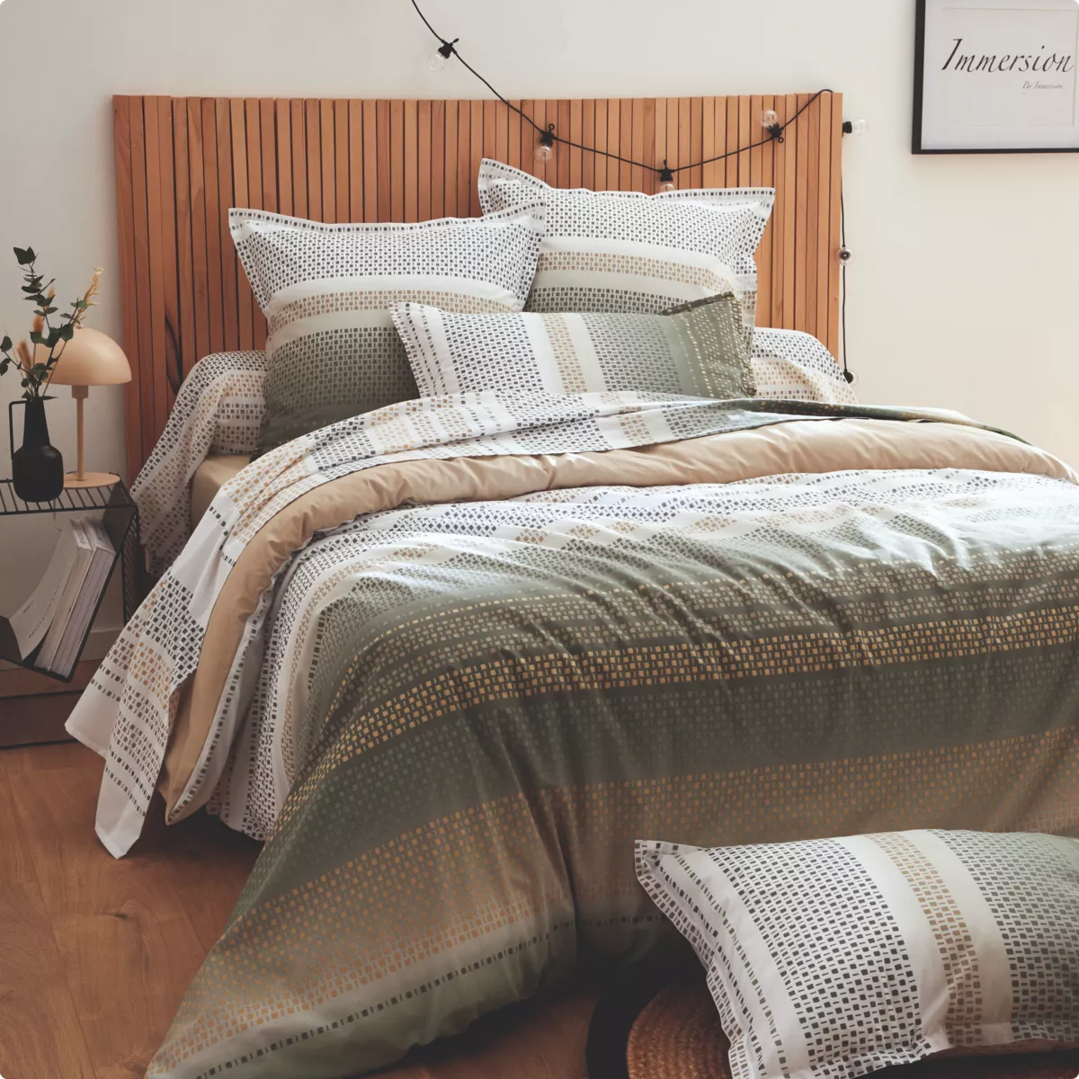 NIAGARA KAKI HOUSSE DE COUETTE 240X220