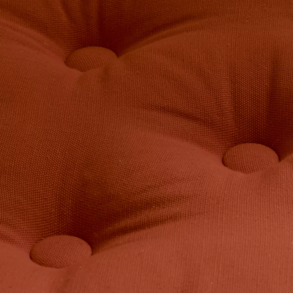 Bomulds gulvpude (50 x 50 cm) Pixel Terracotta