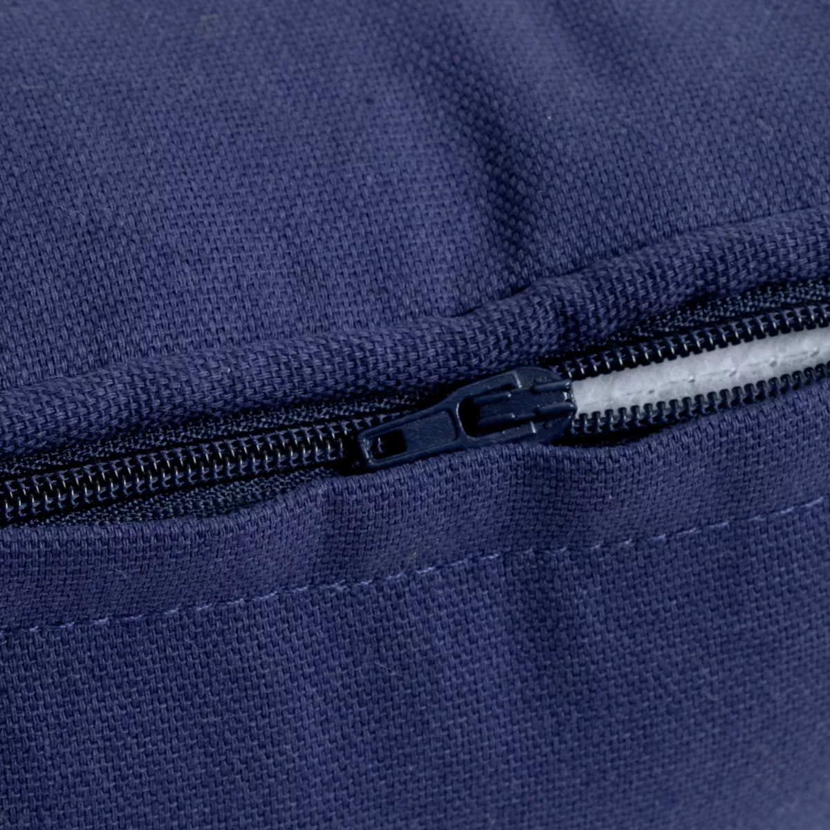 Coussin rectangulaire coton (30 x 50 cm) Pixel Bleu marine