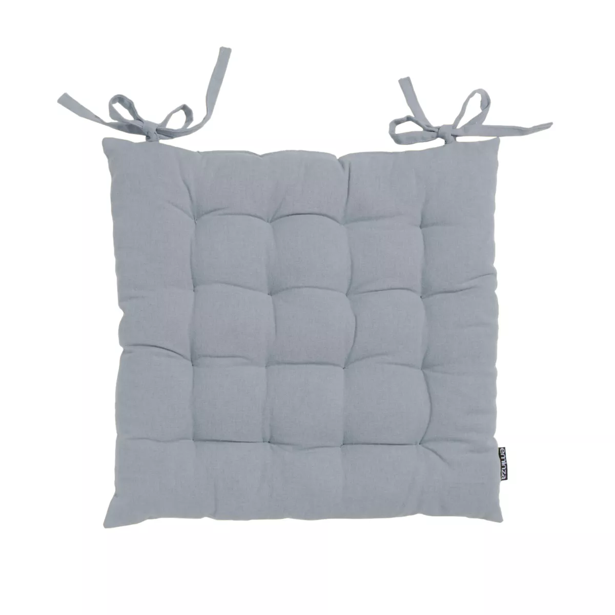 Coussin de chaise carré coton (40 x 40 cm) Pixel Gris