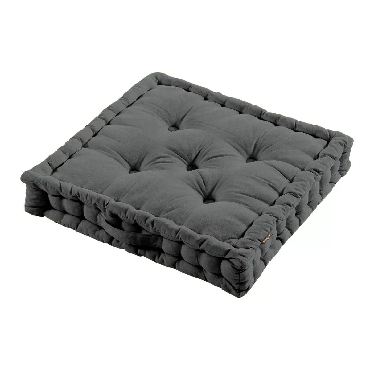 Cuscino da pavimento (60 x H10 cm) Pixel Grigio antracite