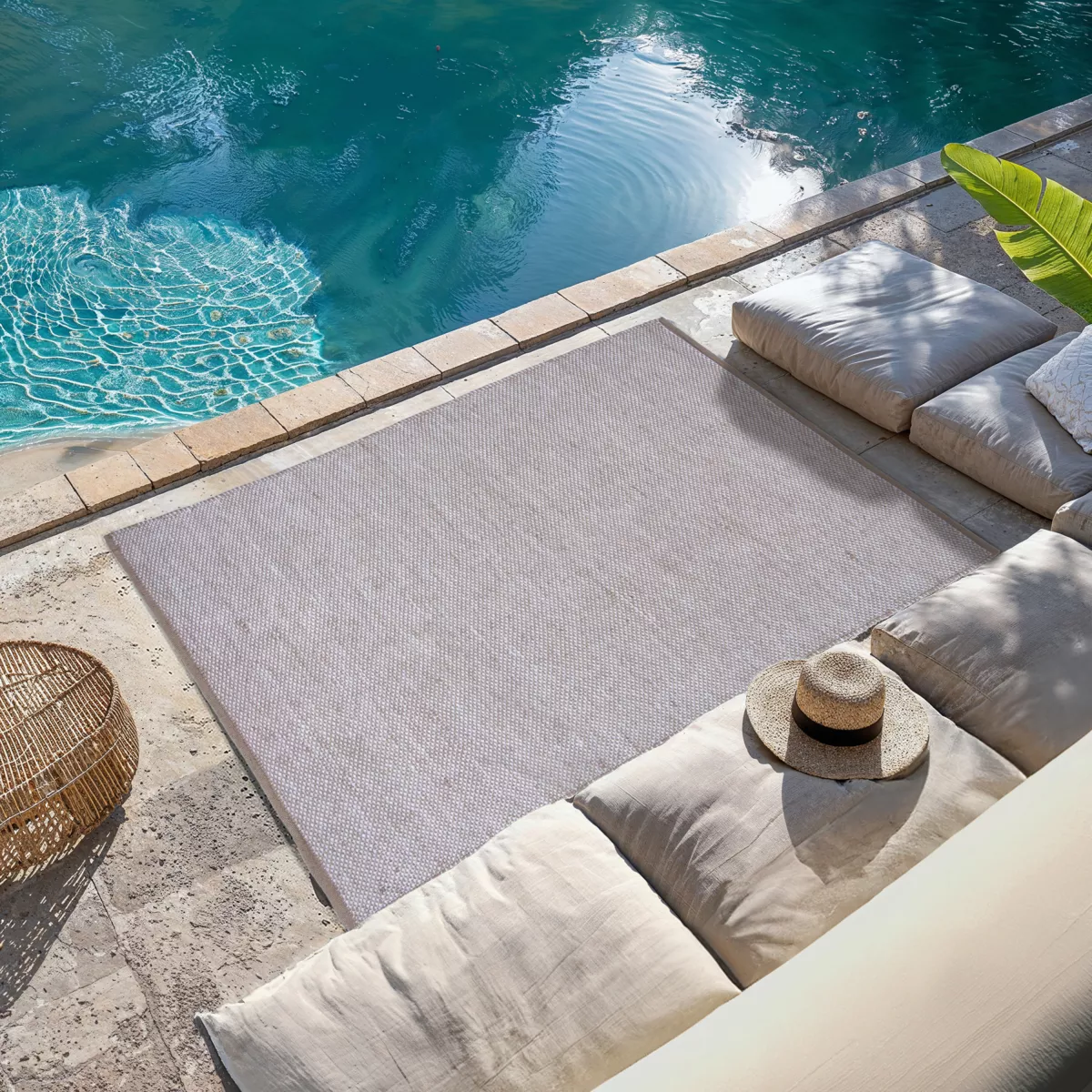 Outdoor-Teppich (120 x 170 cm) Hugo Naturfarben