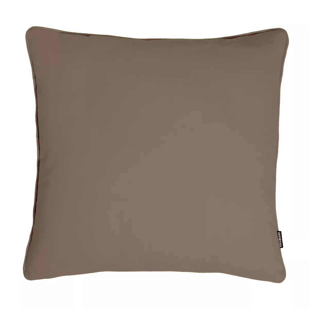 Coussin carré coton (60 x 60 cm) Pixel Taupe