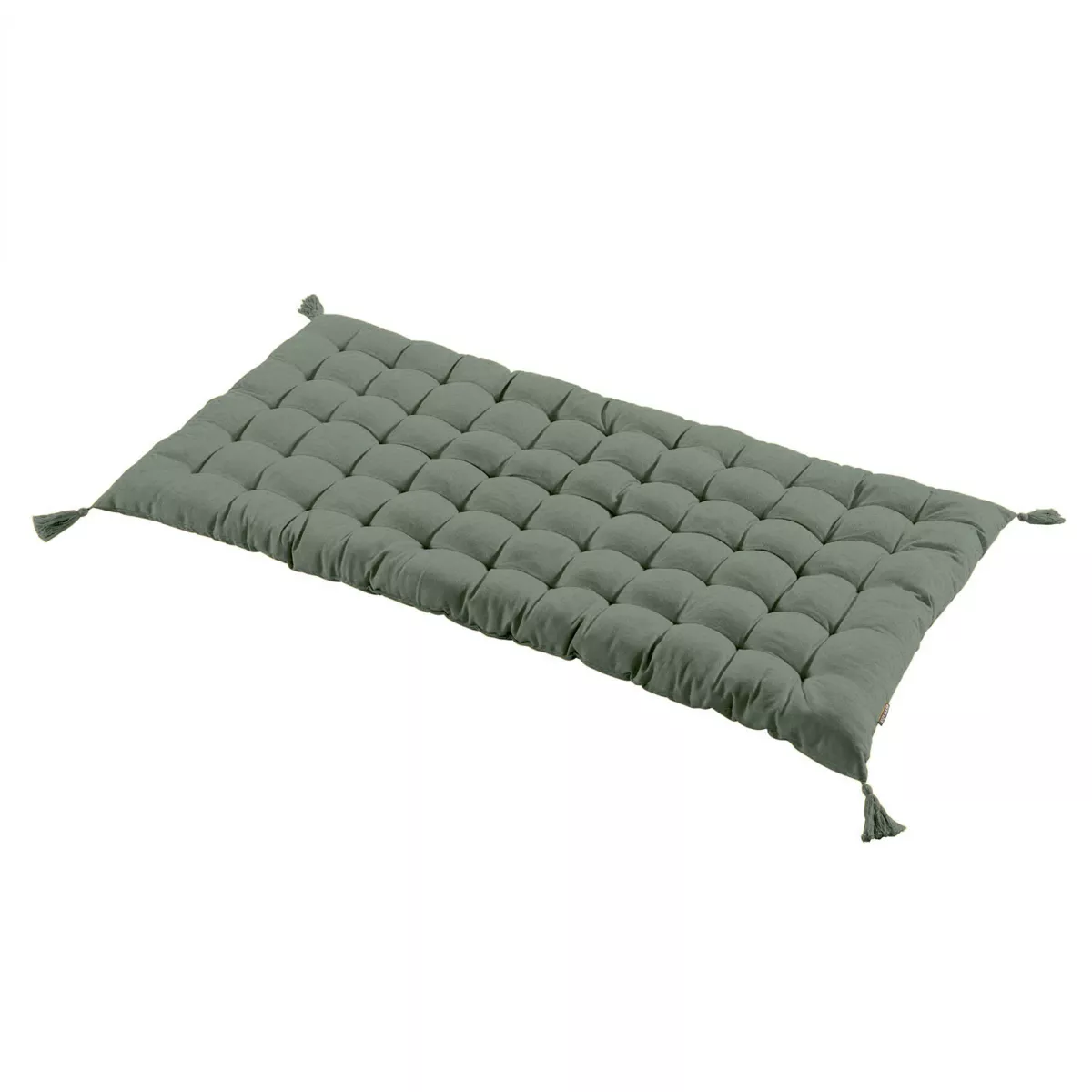Matelas de sol coton (120 x 60 cm) Pixel Vert kaki