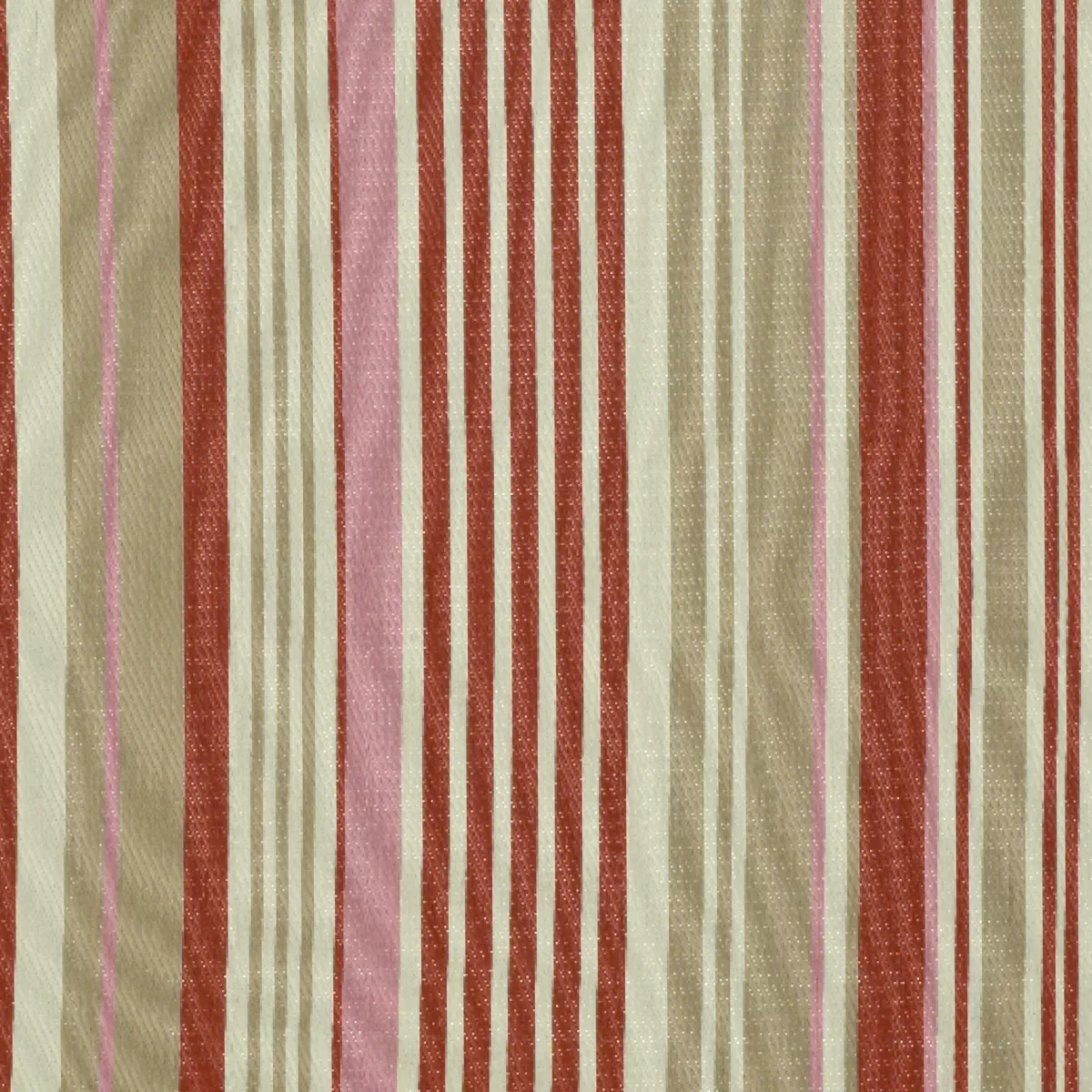 Tapis d'extérieur rectangulaire (180 x 120 cm) rayures Madrid - Terracotta