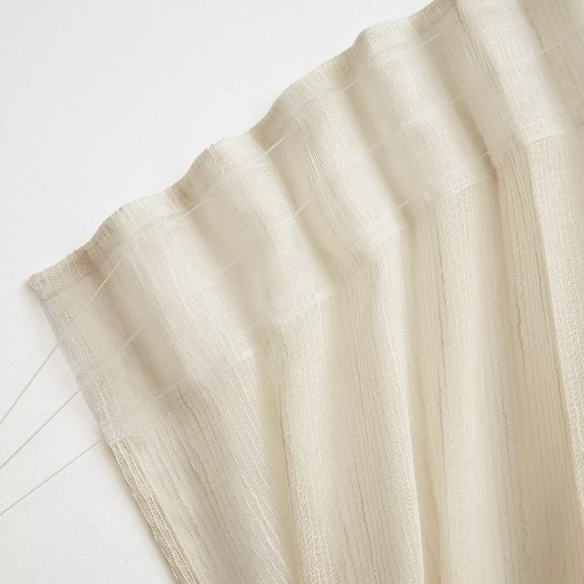 Visillo con cinta fruncida (280 x 240 cm) Raphaël Beige