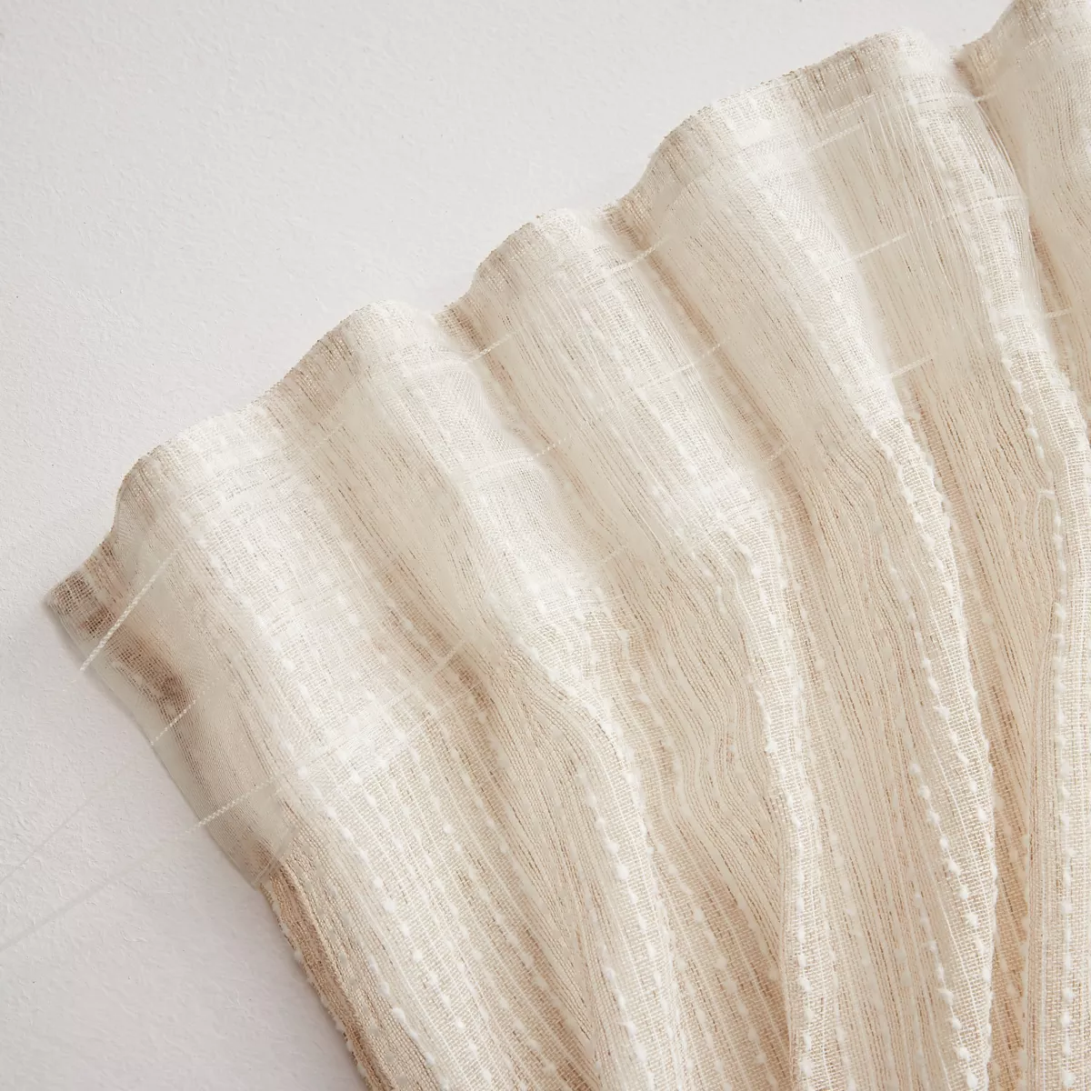 Gardine Stangendurchzug (140 x 240 cm) Arthur Beige