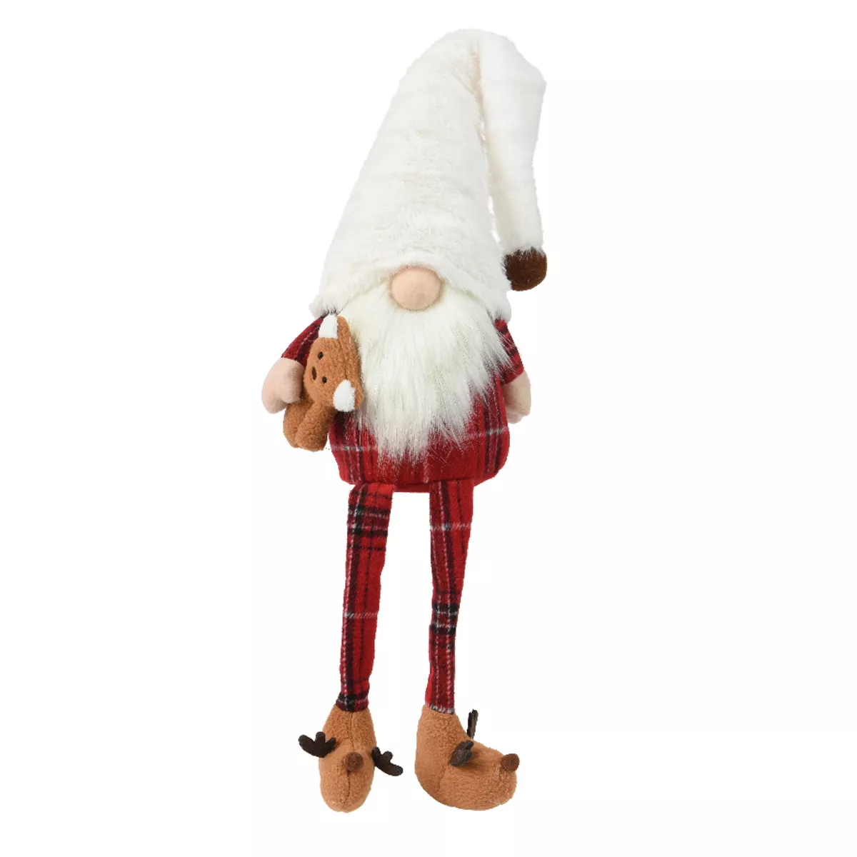 Folletto di Natale da sedere (H73 cm) Gluk Dormiente in pigiama