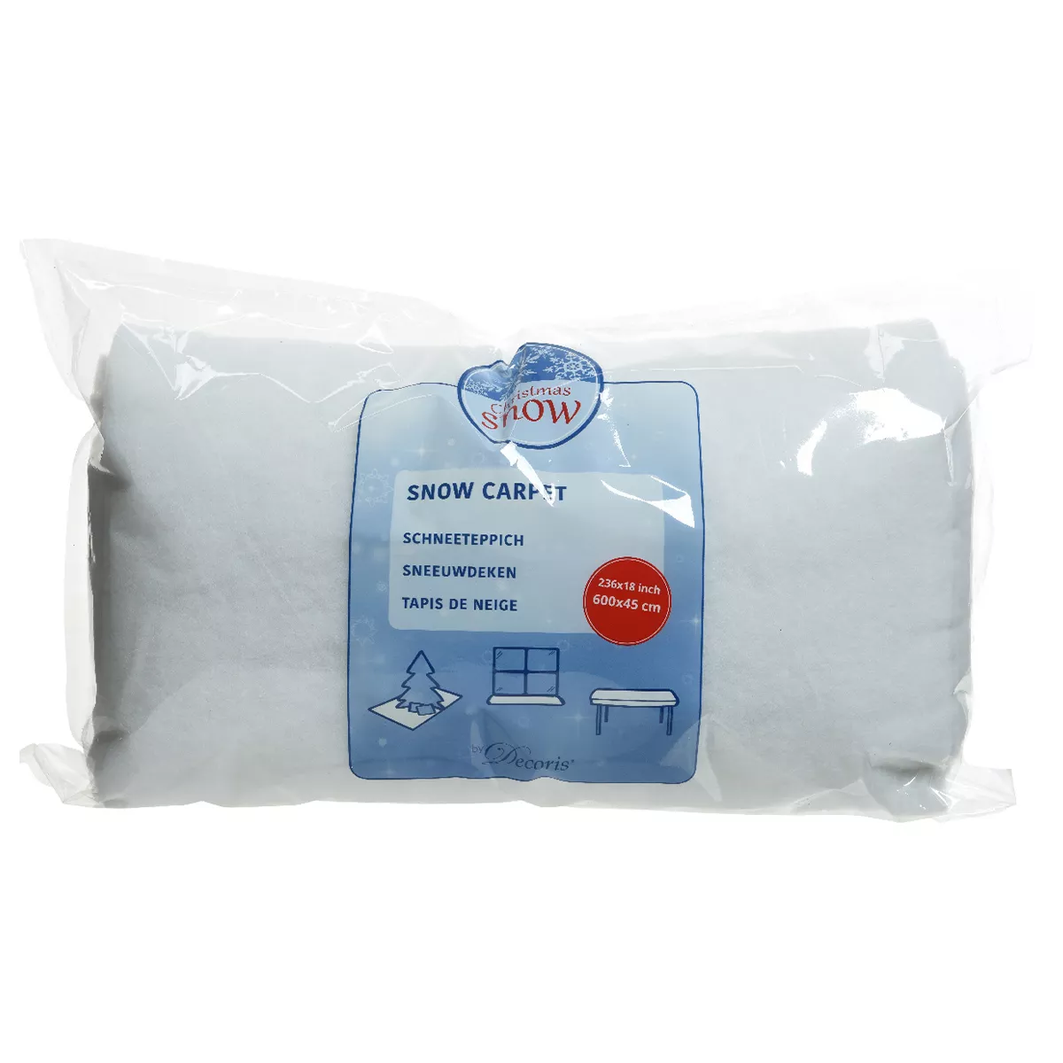 1 Tapis neige polyester L600.00-W45.00-H1.00cm blanc