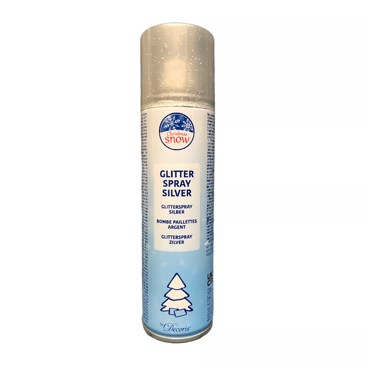 1 Spray argent dia4.50-H17.80cm argent