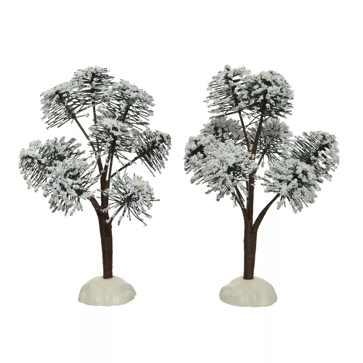 2er Set Tannen Felia für Weihnachtsdorf