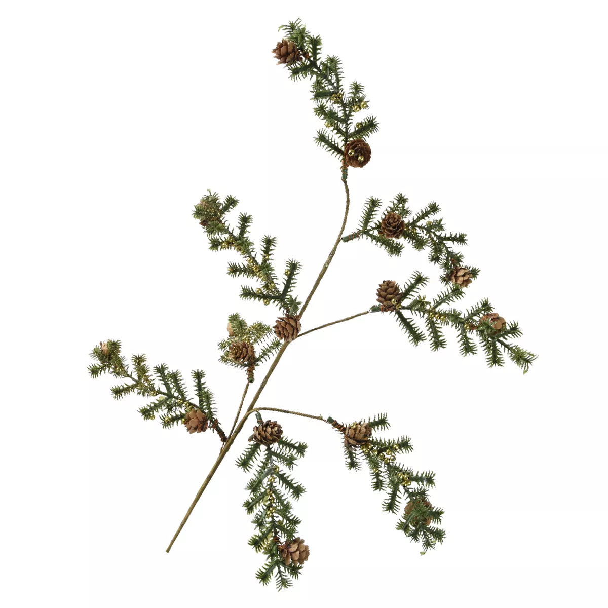 Sparrentak  (H66 cm) Dennenappels en parels