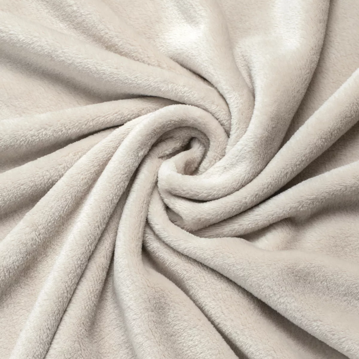 Plaid doux flanelle (180 x 230 cm) Didou Beige