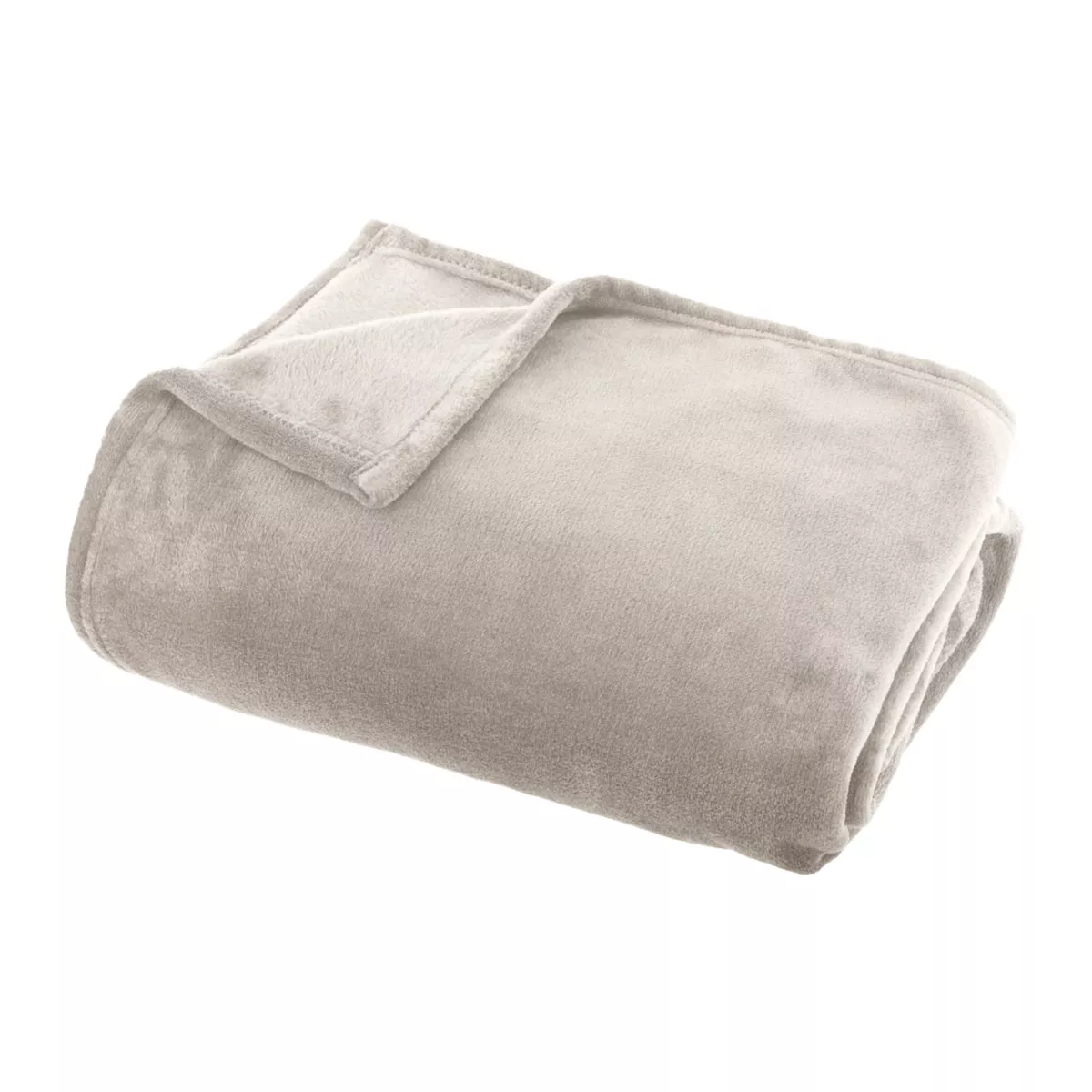 Kuscheldecke aus Flanell (180 x 230 cm) Didou Beige