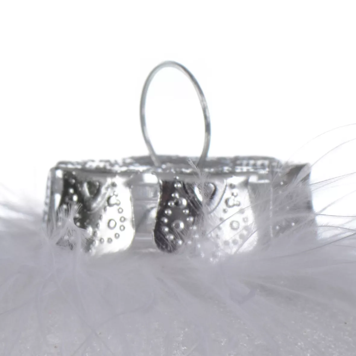 12er Set transparenter Weihnachtskugeln (D80 mm) Glamour