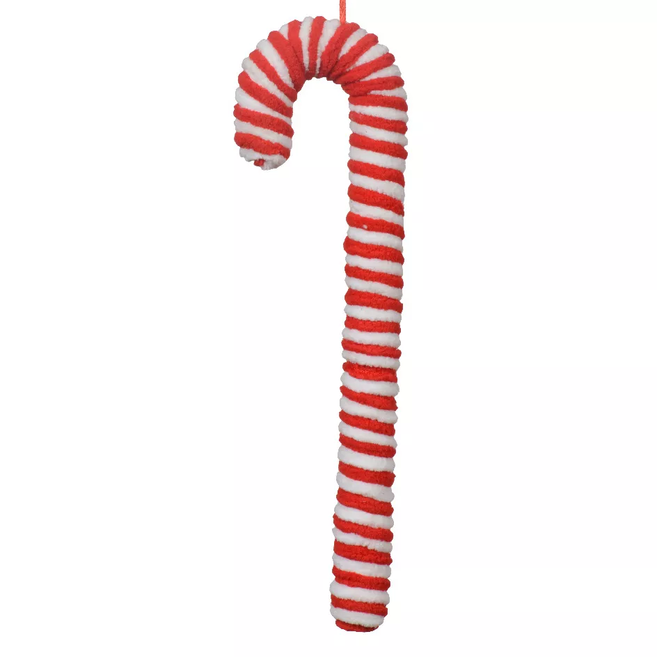 Zuckerstange zum Aufhängen (H22 cm) Familie Rot und Weiß