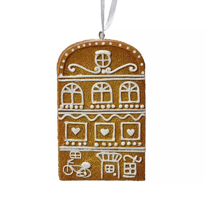 Kleines Haus zum Aufhängen (H10 cm) Leckeres Weihnachtsgebäck