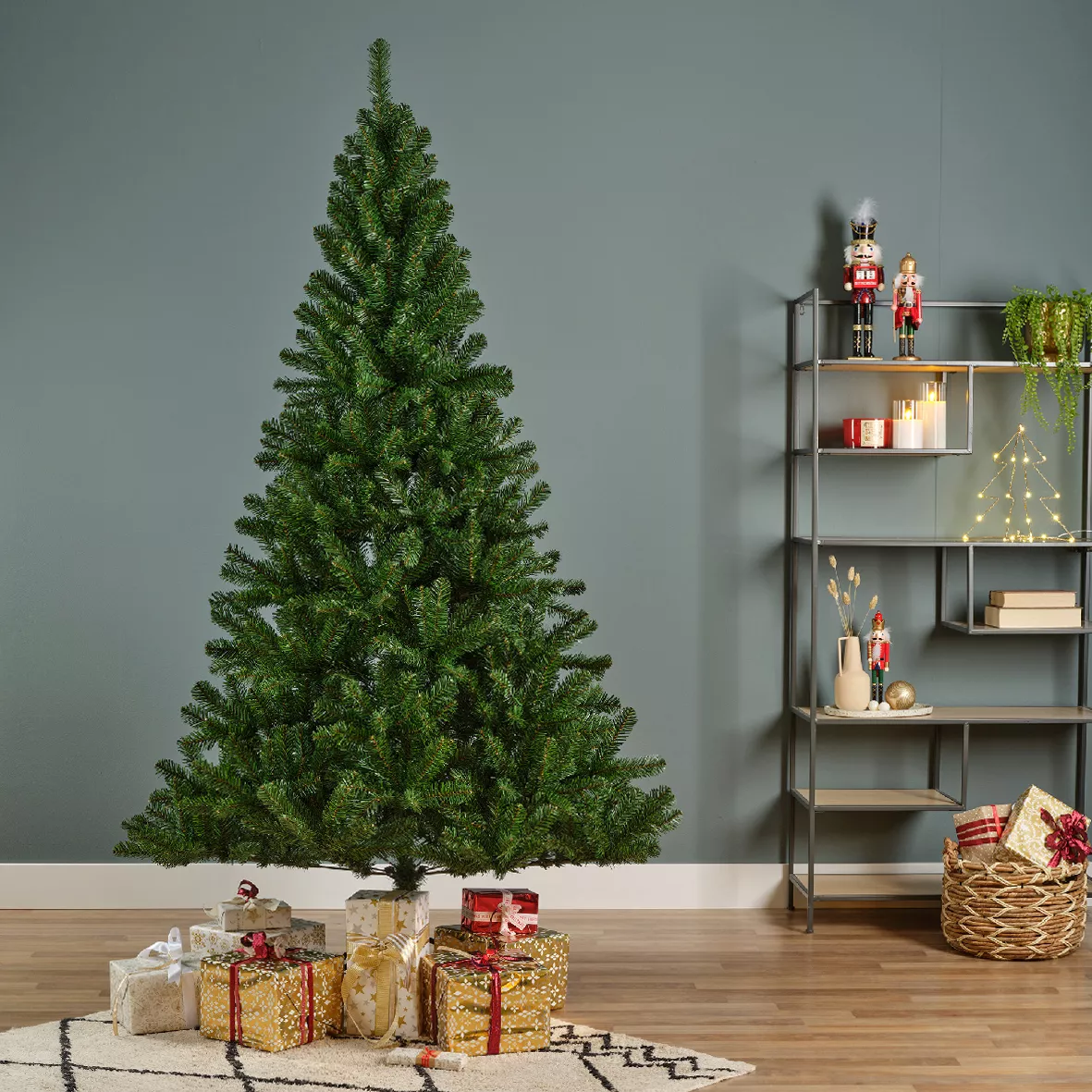 Kunstkerstboom H300 cm King Groen spar