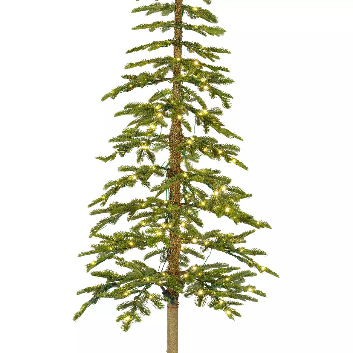 Künstlicher beleuchteter Weihnachtsbaum für draußen mit 250 LED H240 cm Sierra Grüntanne
