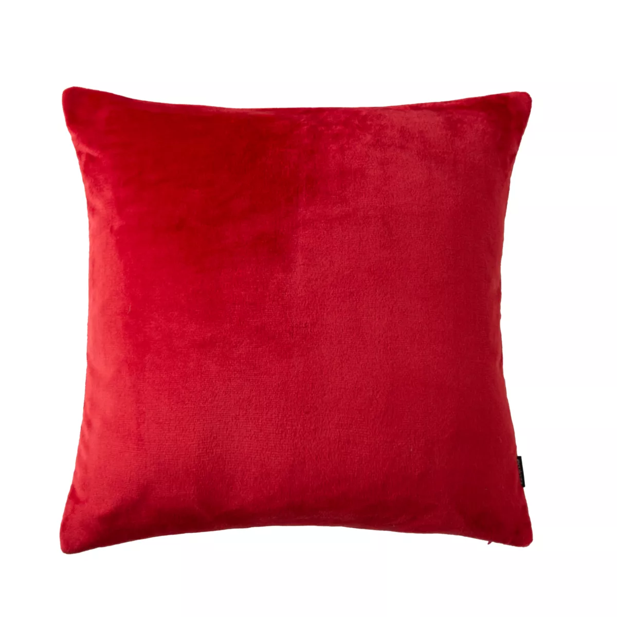 Housse de coussin carrée flanelle (60 x 60 cm) Didou Rouge