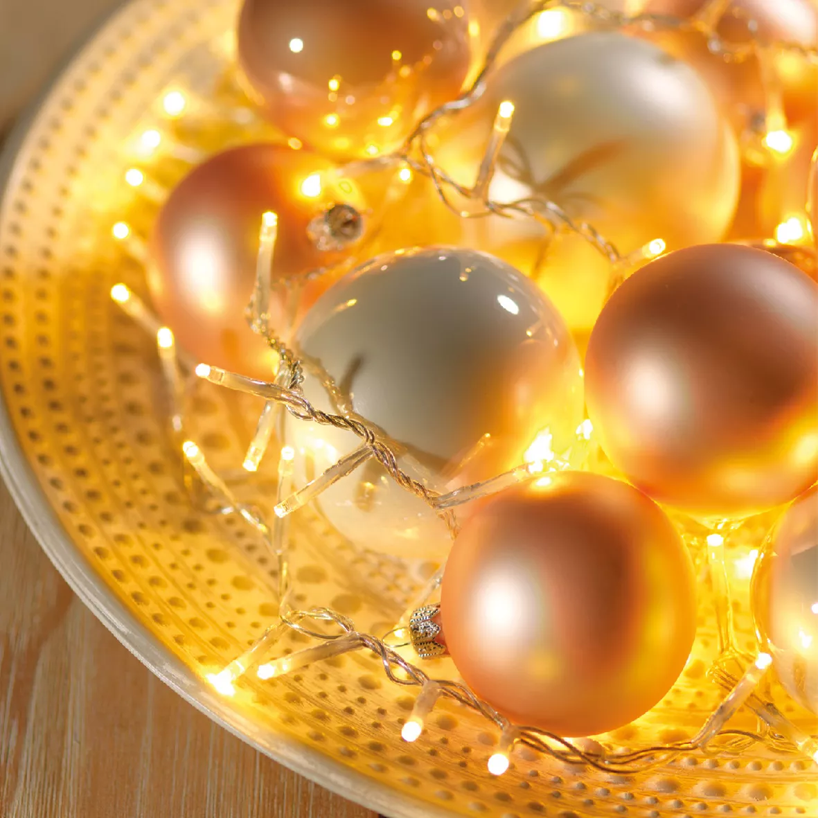 Luces de Navidad Lujo 22,50 m Blanco cálido 1000 LED