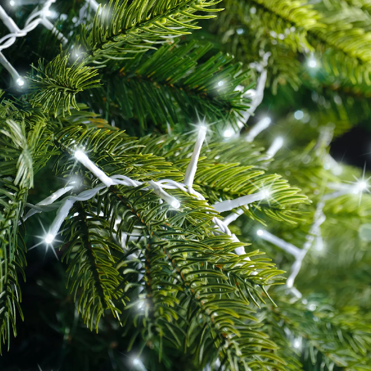 Guirlande lumineuse Luxe 11 m Blanc froid 500 LED CB