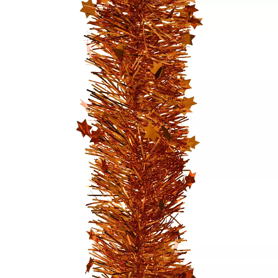 Guirnalda de Navidad (D9 cm) estrellada Alpine Calabaza