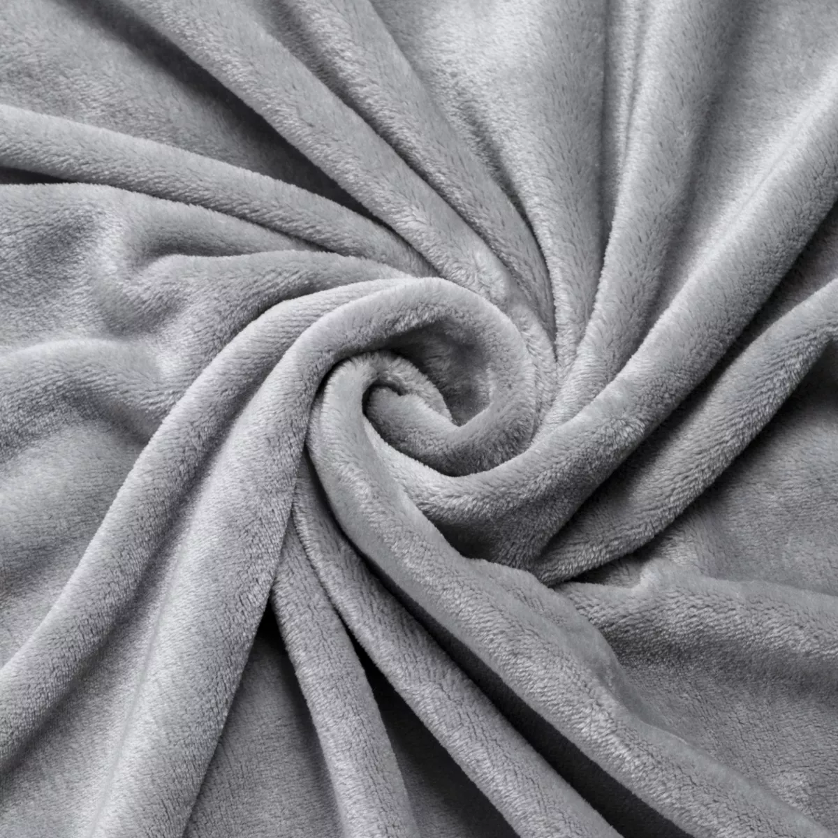 Funda de cojín rectangular en franela (40 x 60 cm) Didou Gris claro