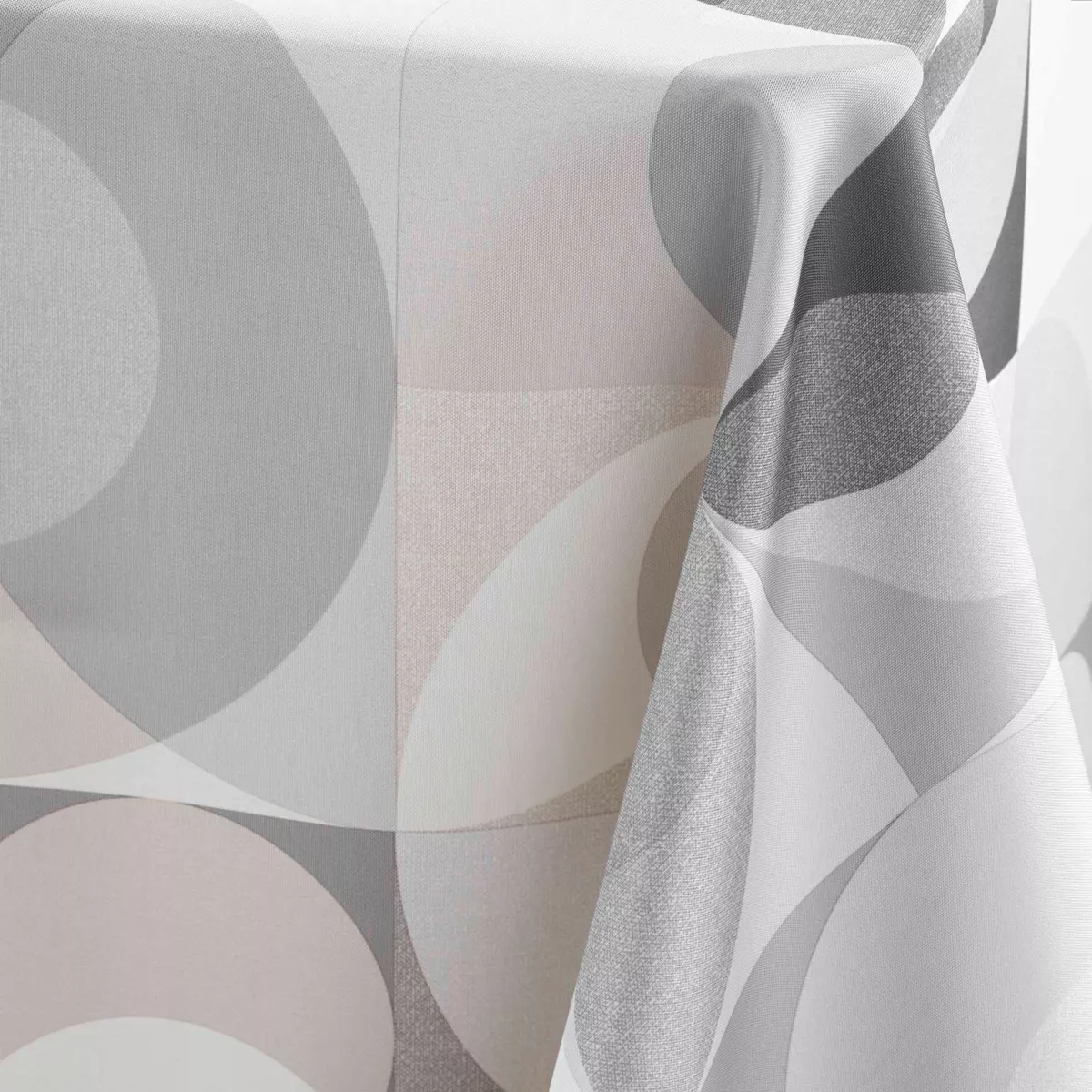 NAPPE RECTANGLE 150 x 240 CM POLYESTER IMPRIME TESSOURO NATUREL