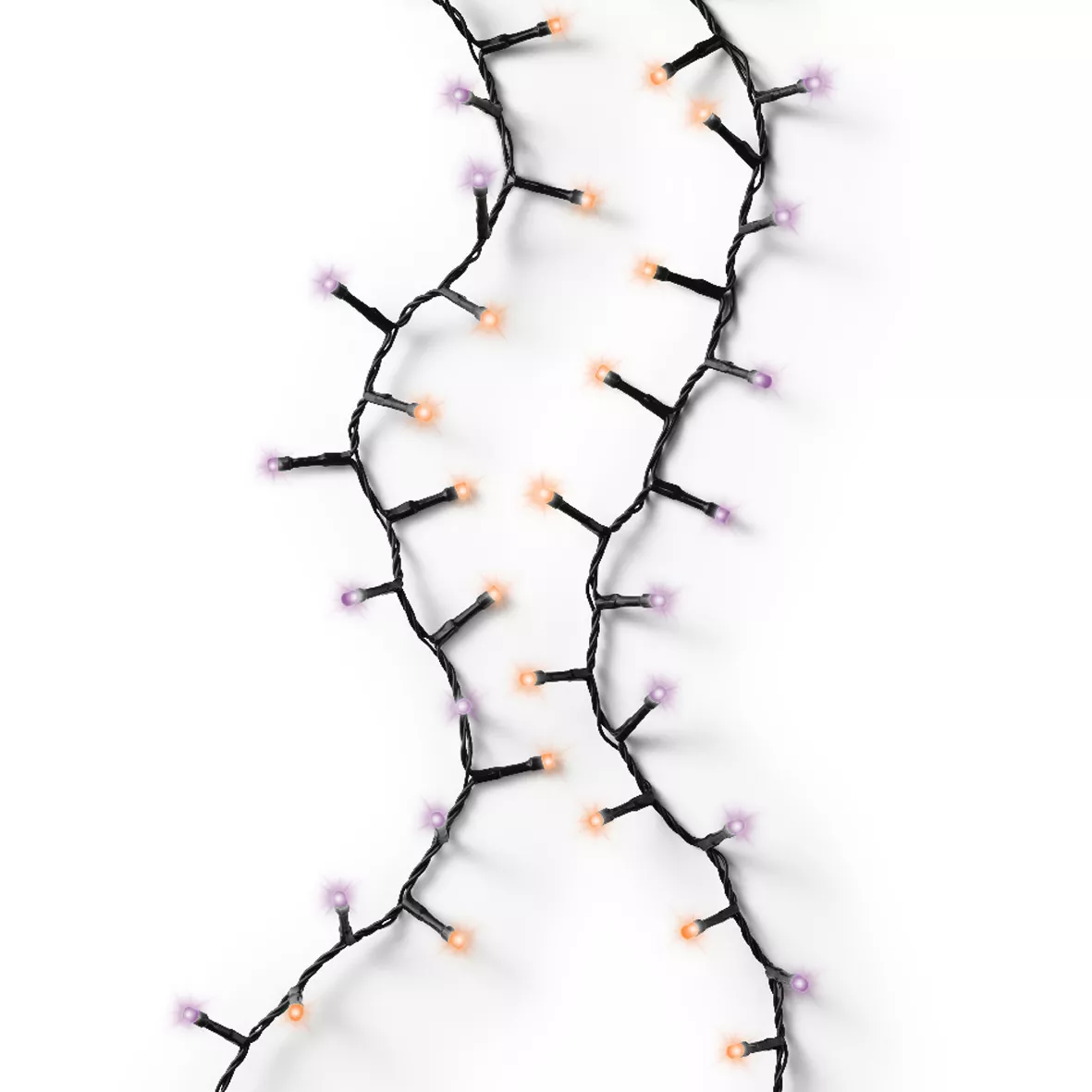 1 LED compact guirlande extŽrieur 1600cm-750L noir/violet/orange