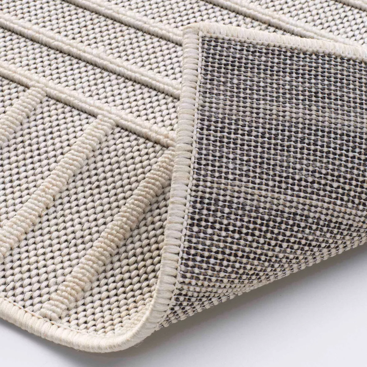 Gewebter Wohnzimmerteppich (160 x 230 cm) Ezio Beige