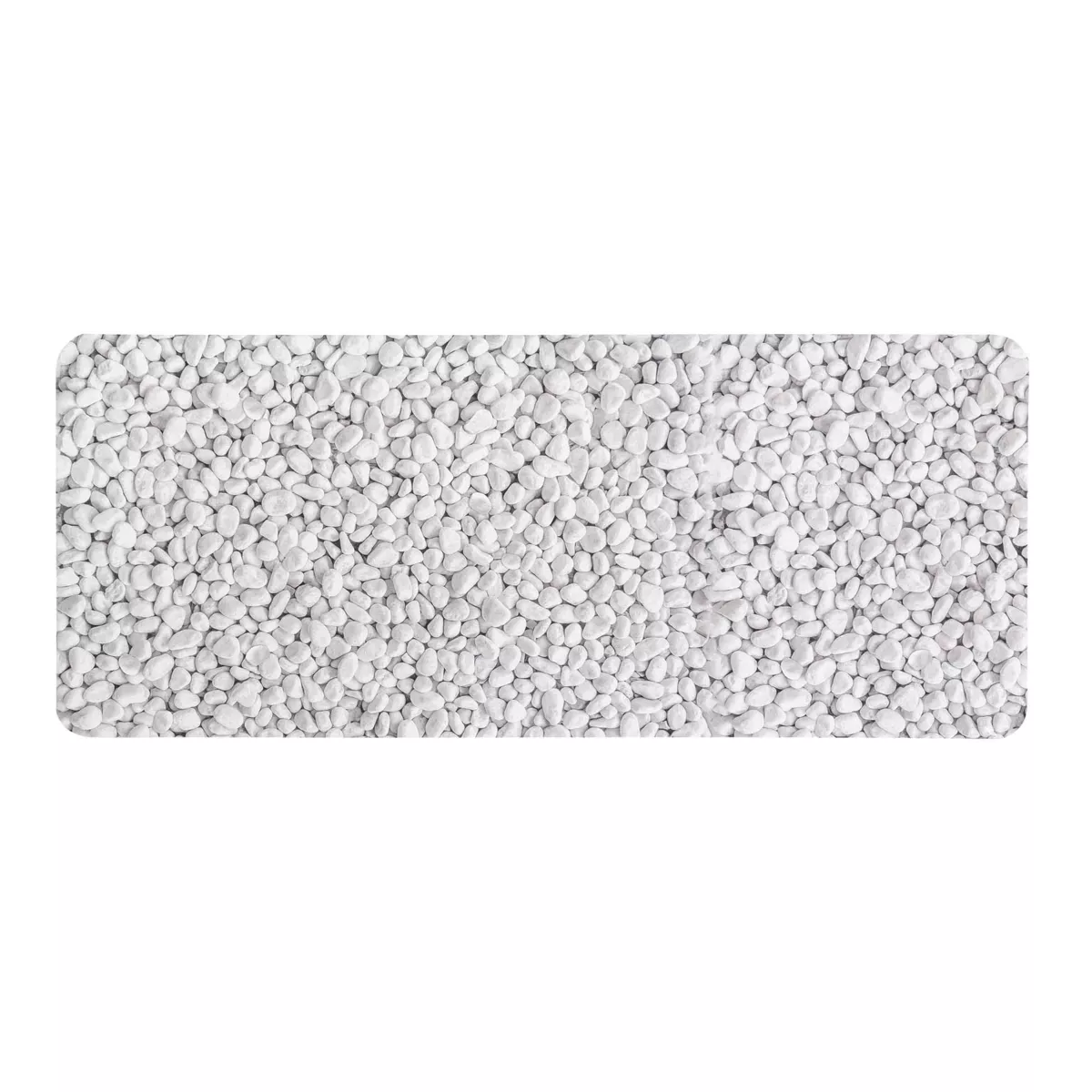 Antislip badmat (50 x 120 cm) Leandra Grijs