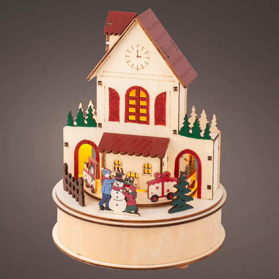 1 LED paysage intŽrieur dia15.00-H20.30cm-3L couleurs/blanc chaud