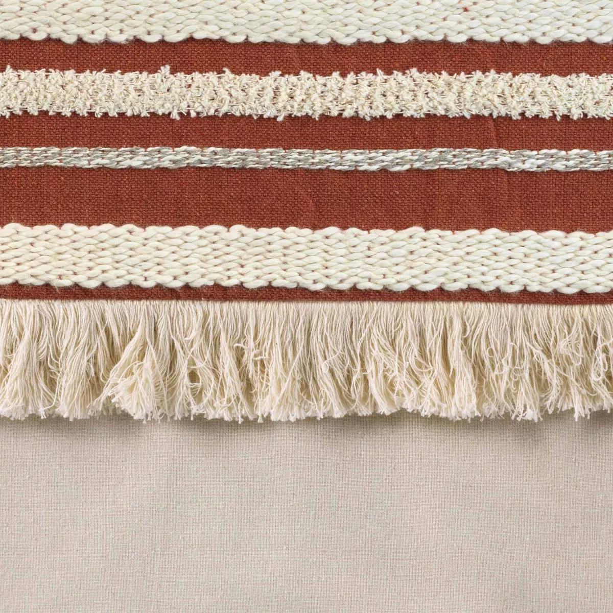 Rideau œillets coton (140 x 240 cm) Atlas Terracotta