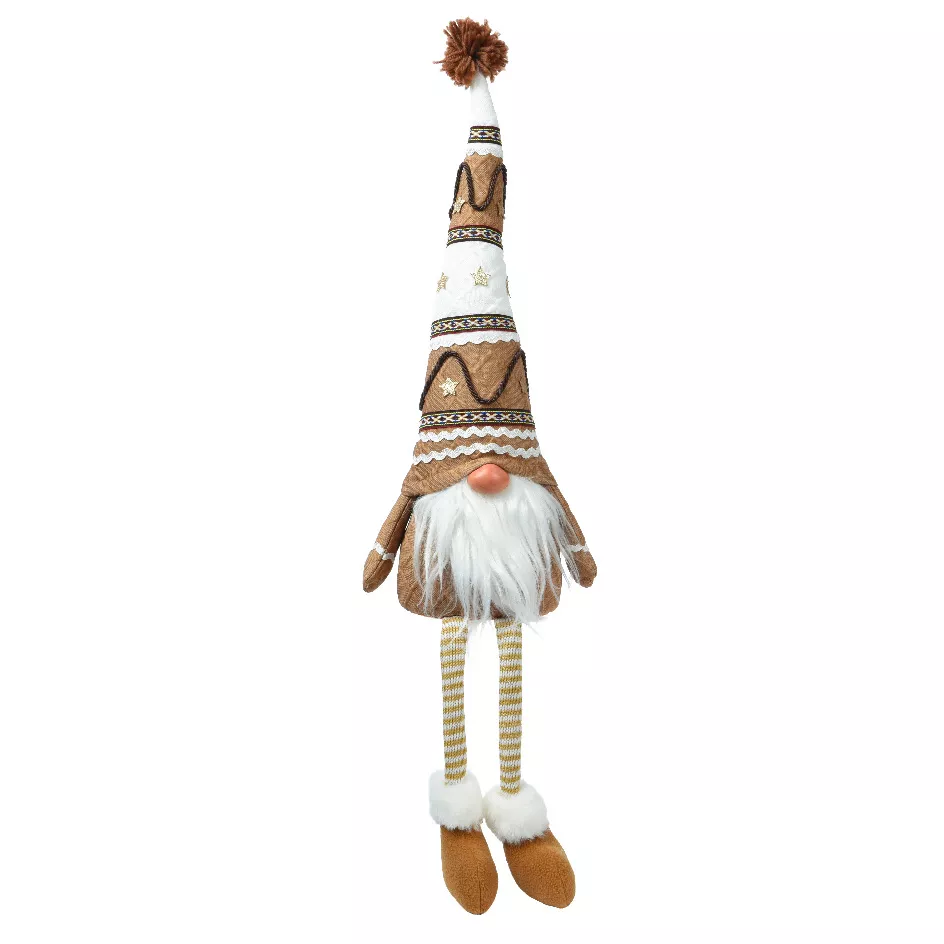 Folletto di Natale fatto a mano (H65 cm) Piccolo indiano gambe lunghe