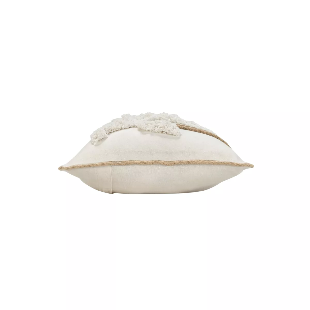 Coussin rectangulaire coton (30 x 50 cm) Sahara Ecru