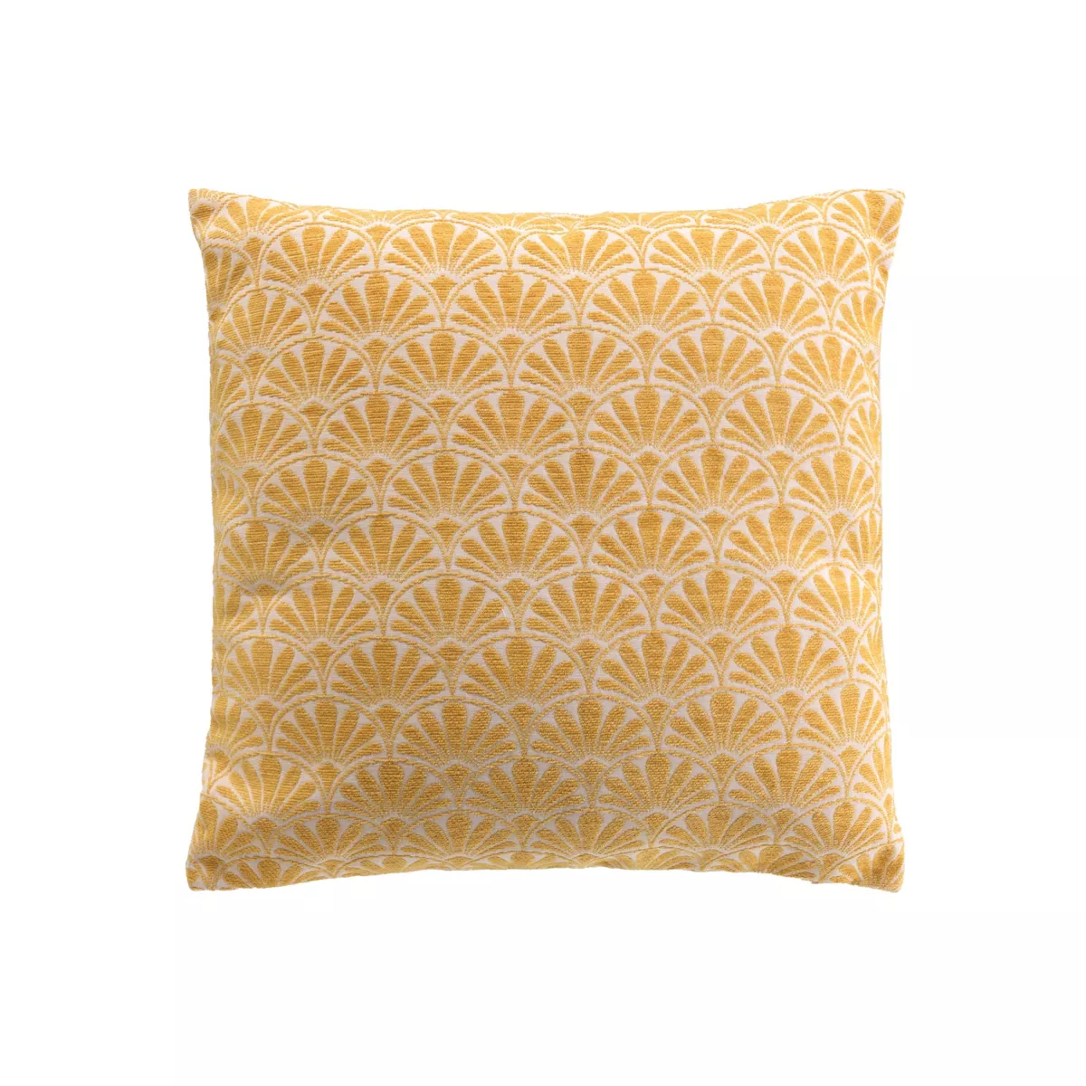 Housse de coussin carrée (40 x 40 cm) Echo Jaune ocre