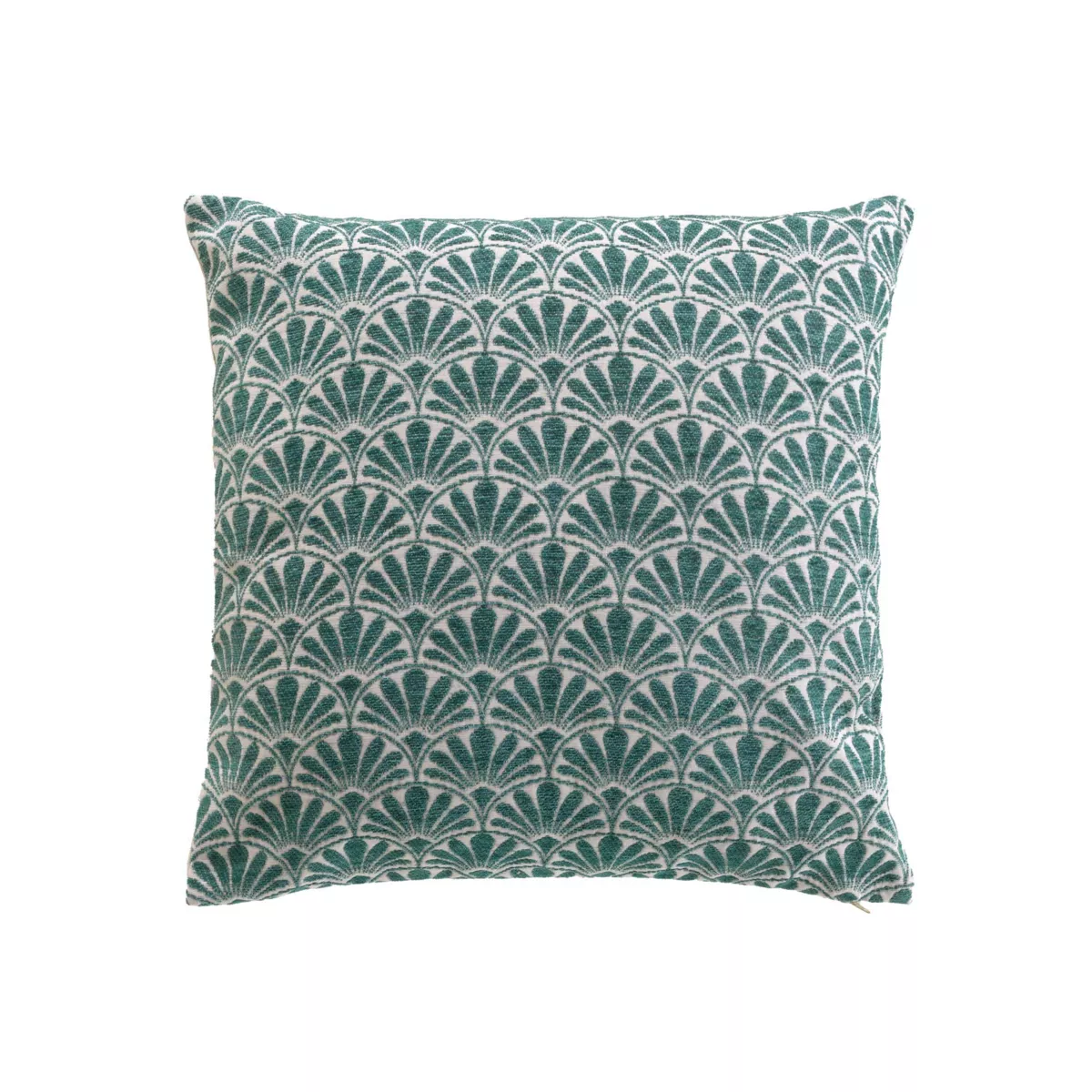 Housse de coussin carrée (40 x 40 cm) Echo Bleue