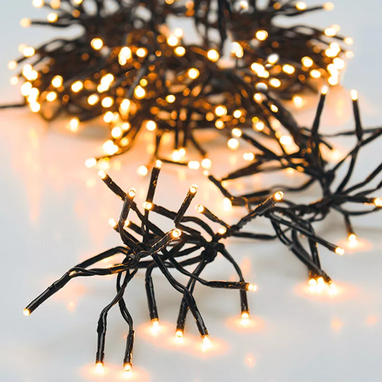 GUIRLANDE LUMINEUSE BOA 3000 LED EXTRA BLANC CHAUD (VOIR POUR RAJOUTER UN PICTO OU INFO SUR LA PHOTO) BOA