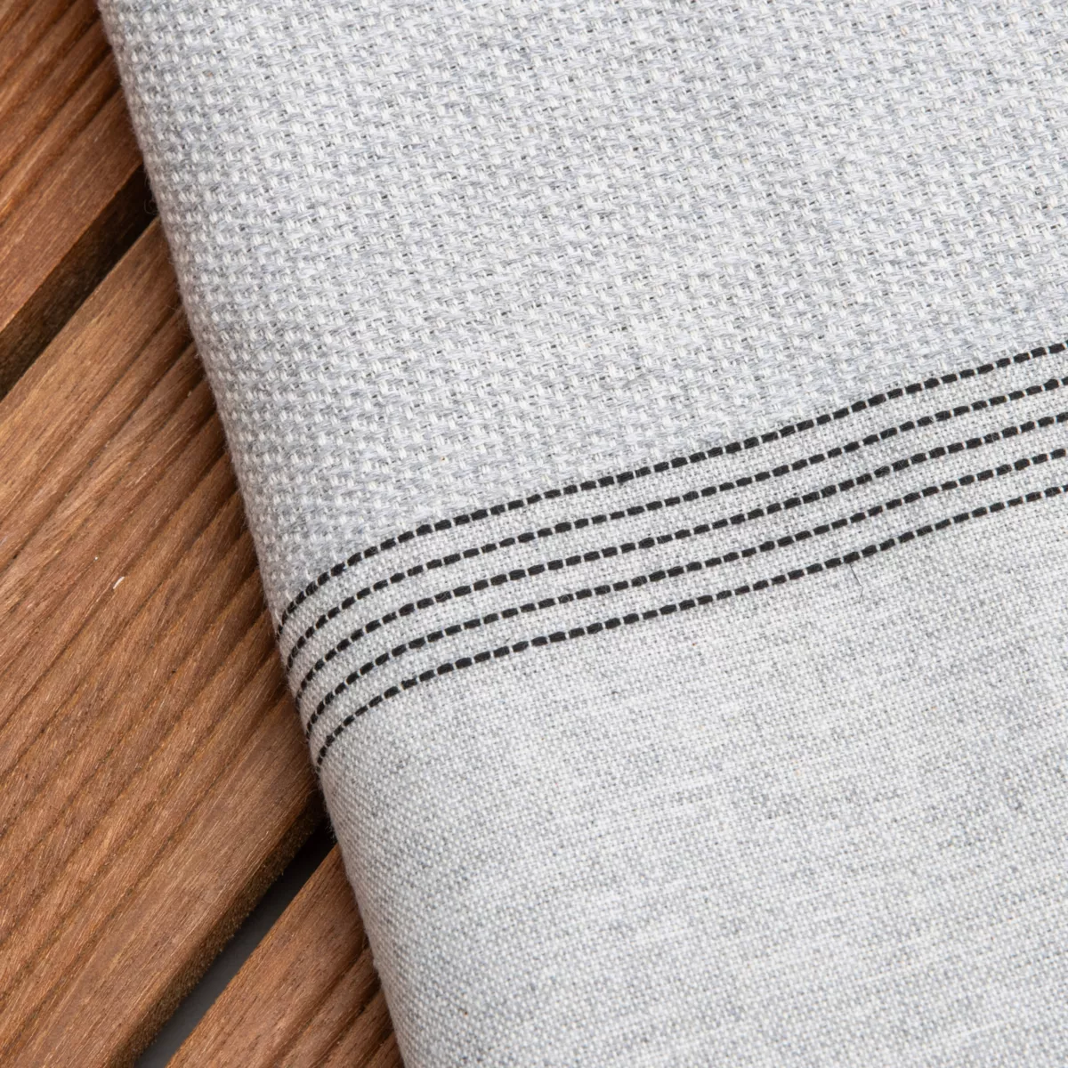 Strandlaken van gerecycled katoen (100 x 200 cm) Beach Grijs