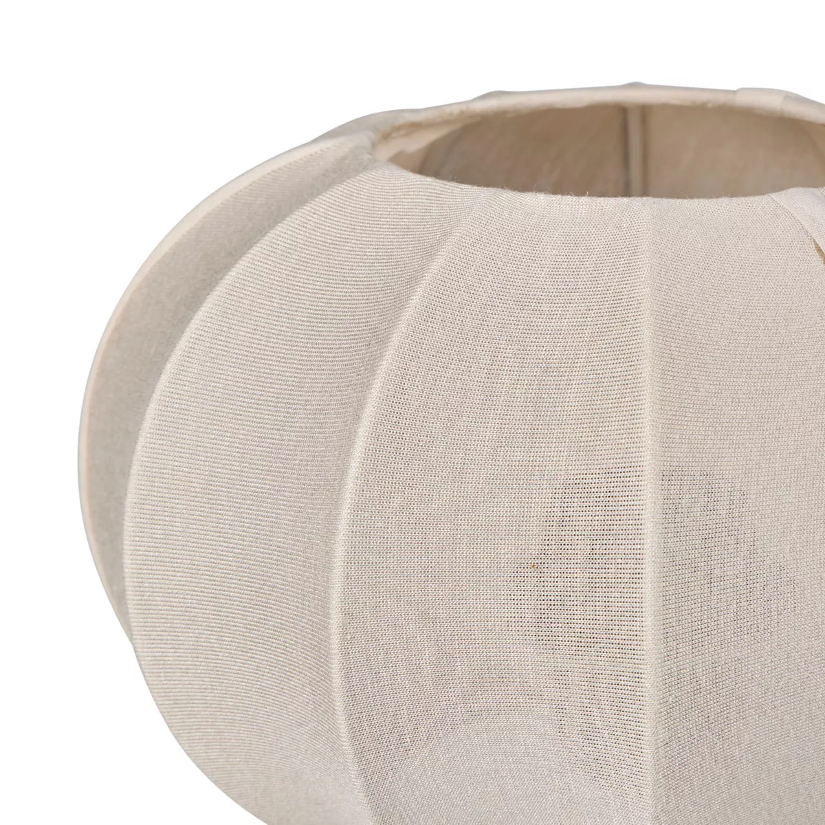 Tafellamp van katoen (H36 cm) Donkerhout Moon