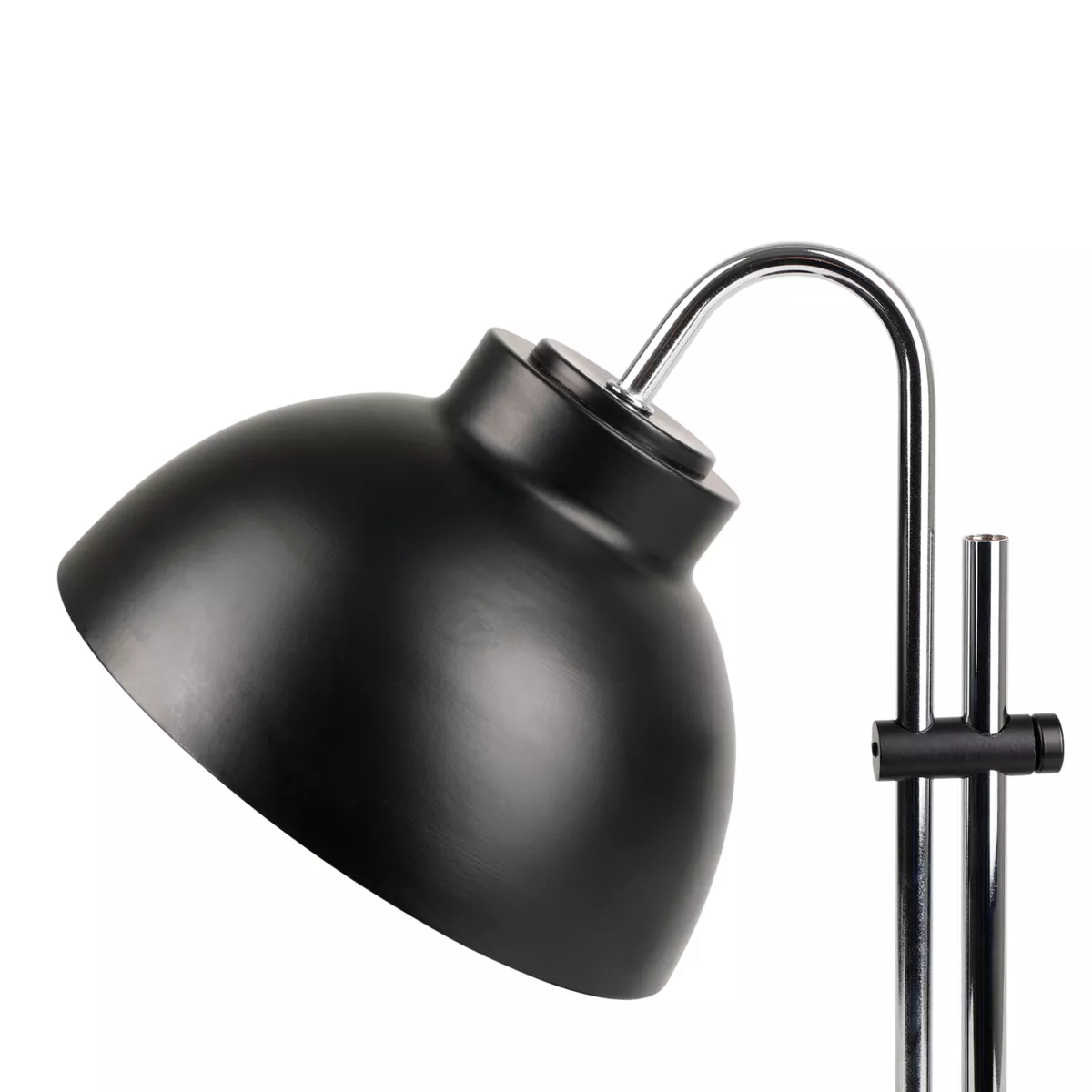 Lámpara ajustable de mesa (H30/110 cm) Industria metal Negro