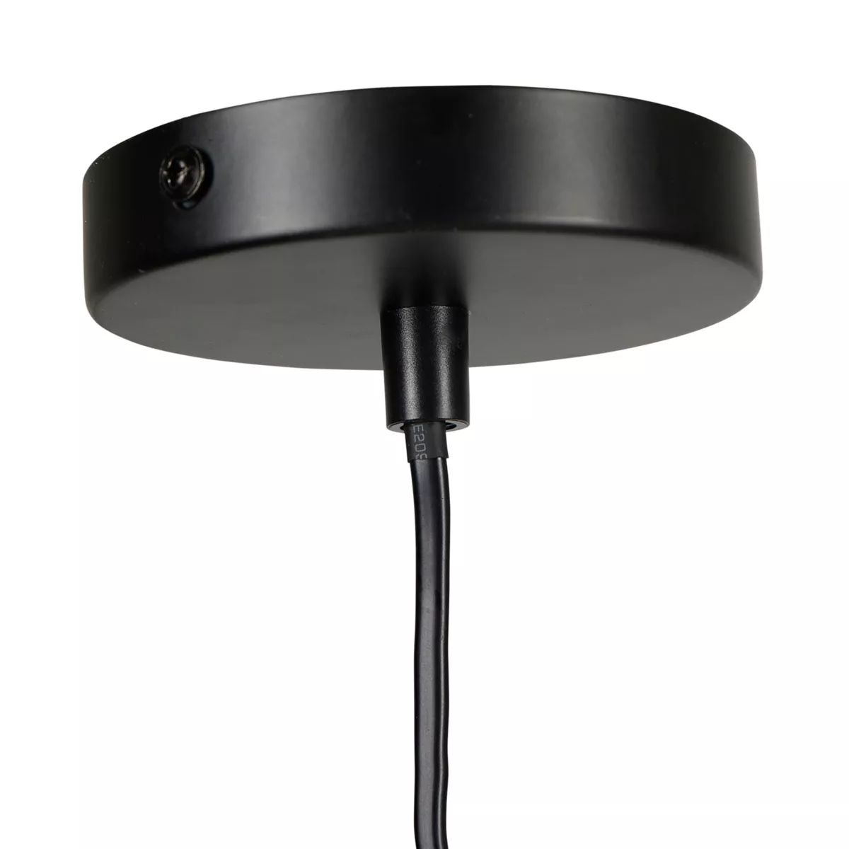 Lampadario metallo e bambù (D36 cm) Envertito Beige